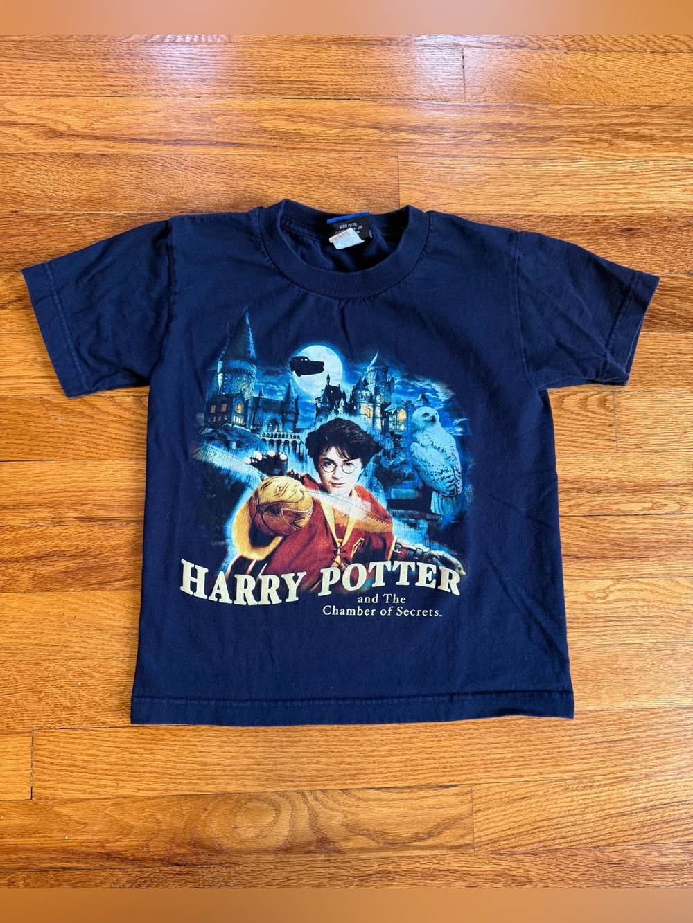 Harry Potter Vintage T Shirt Kids Medium Chamber Of Secrets Movie Promo RARE